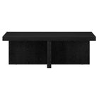 Hudson&Canal Boden 44"W Rectangular Coffee Table - Black Grain-Table is made of high-quality and durable MDF and PVC materials