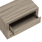 Manhattan Comfort Soren 32" Contemporary 2-Drawer Nightstand - Natural Oak-Available in Whitewashed Oak, Natural Oak and Charcoal Grey