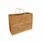 Eddie's 100% Recycled Kraft Shopper Paper Bag - 16" x 6" x 12" - Kraft - 250 Pack (226206-250)-100% Recycled Kraft Paper Shopping Bags