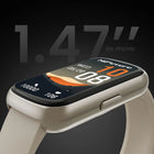 HiFuture 1.47" EVO2 Smartwatch - Beige-Track 24 Sports Modes Support for over 24 workout types, including walking, cycling, and yoga - perfect for fitness tracking on your terms