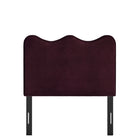 Modway Athena Stain-Resistant Performance Velvet Twin Size Headboard - Mulberry-Assembly Required