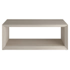 Hudson&Canal Osmond 48"W Rectangular Coffee Table - Alder White-Table is made of high-quality and durable MDF materials