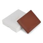 Champs Onyx Leather Zip Bi-Fold Wallet - Brown-2 slot pockets