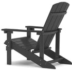 Backyard Lifestyles Adirondack Chair - Black-Classic Comfortable Design.