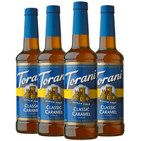 Torani Sugar Free Classic Caramel Syrup - 750 mL - 4 Pack-More than just coffee: great for lattes, frappes, teas, coffees, hot cocoas, milkshakes, desserts and other frozen blended drinks