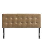 Modway Lily Vegan Leather King Size Headboard - Toast-Padded Construction
