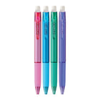 uni-ball Erasable Gel Retractable Pens - 0.7mm - Fashion Colours - 4 Pack-Ink Color: Pink