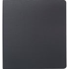 Staples Standard Binder with Label Holder and D-Rings - 1-1/2" - Black-Pages lie flat with back-mounted rings