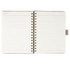 Gry Mattr A5 Spiral Notebook - 5-7/10" x 8-1/4" - Lined - 100 Sheets - Art Cover-Elastic closure