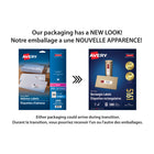 Avery White Rectangle Labels with Easy Peel, 1" x 4", for Laser/Inkjet Printer, 2000 Pack (5161)-20 labels per sheet