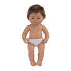 Miniland Educational Anatomically Correct 15" Baby Doll - Down Syndrome Boy-Articulated body