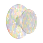PopSockets PopGrip for MagSafe with Magnetic Adapter Ring - Rainbow Glass-For non-MagSafe Cases: use the included universal magnetic adapter ring (sticks to smooth, hard, flat, non-silicone cases). Easily swap the top to change your style