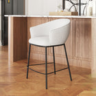 Zuo Essen Counter Stool - Ivory-Assembly required
