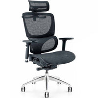 MotionGrey Space Mesh Series Office Chair- Executive Ergonomic Chair With Breathable Mesh Back - Black-Mesh back for breathability, tight weave mesh seat