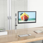 ShoppingAll Single Monitor Mount Stand with Adjustable Arm for 13"-32" Monitor - White-8