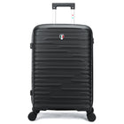 TUCCI Lussore 20" Hardside Carry-On Luggage - Black-Designed in Italy – Premium Italian craftsmanship and style. Crafted with a premium polypropylene hardshell that’s flexible, lightweight, and built to last