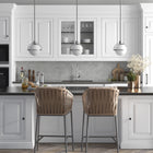 Hudson&Canal Cieonna 9.38" Wide Pendant with Glass Shade - Brushed Nickel/White Milk-Includes a 8 ft. cord, compatible with existing dimmer switches, bulbs not included