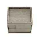 Manhattan Comfort Horizon 21.7" Modern Nightstand 2-Piece Set - Whitewashed Oak-30 Day Limited Manufacturer's Warranty