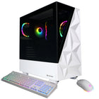 CyberPowerPC Gamer Master Gaming Desktop - AMD Ryzen 7 9700X - GeForce RTX 5060 Ti 8 GB - 16 GB DDR5 RAM - 1 TB SSD - White-AMD Ryzen 7 9700X 3.8GHz (Max 5.5GHz)