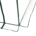 Outsunny Dome Tunnel Greenhouse with Roll Up Door - 6.6' x 8.2' x 6.6' - The cover could protect plants from too much heat or cold, and keep out the pests 