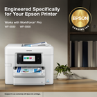 Epson T852 DURABrite Ultra Ink Cartridge - Standard Yield - Cyan-Fast-drying pigment ink designed for high-speed print jobs