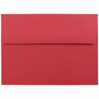 JAM Paper A7 Coloured Invitation Envelopes - 5 1/4 x 7 1/4 - Red Recycled - 100 Pack-Envelope Features: Straight flap gum closure, high quality Smooth paper finish, 30% recycled