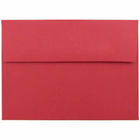 JAM Paper A7 Coloured Invitation Envelopes - 5 1/4 x 7 1/4 - Red Recycled - 100 Pack-Envelope Features: Straight flap gum closure, high quality Smooth paper finish, 30% recycled