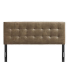 Modway Lily Vegan Leather Queen Size Headboard - Mushroom-Padded Construction