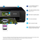 Epson Expression Photo XP-980 Wireless Colour All-in-One Wide-Format Inkjet Printer-Versatile paper handling — separate trays for plain and photo paper, plus a rear feed for specialty paper