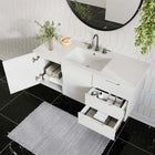 Modway Vitality 48" Single Sink Bathroom Vanity - White-Wall-Mount Design