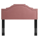 Modway Lucia Performance Velvet King/California King Headboard - Dusty Rose-Performance Velvet Upholstery