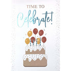Rosedale Birthday Greeting Cards/Envelopes - 5-1/2" x 8" - Time to Celebrate - 12 Pack-Premium quality greeting cards