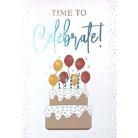 Rosedale Birthday Greeting Cards/Envelopes - 5-1/2" x 8" - Time to Celebrate - 12 Pack-Premium quality greeting cards