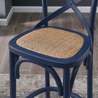 Modway Gear Bar Stool - Midnight Blue-No Assembly Required