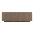 Hudson&Canal Reyes 48"W Rectangular Coffee Table - Antiqued Grey Oak-Table is made of high-quality MDF and PVC materials