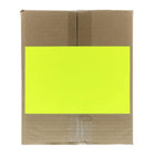 JAM Paper Shipping Labels, Half Sheet, 5.5 x 8.5, Neon Yellow, 50 Pack-2 labels per sheet