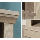 Sauder Corner 5-Shelf Bookcase - Chalked Chestnut-Safety first: Wall anchor kit provided to help prevent tip-over accidents
