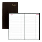 Brownline 2026 Traditional Daily Planner - 13-3/8" x 7-7/8" - Black - English-12-Month: January 2026 - December 2026