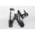 Monarch Genie Auto Automatic Folding Mobility Scooter - Black-Padded seat helps provide comfort during daily use