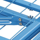 Modway Horizon Stainless Steel Queen Bed Frame - Light Blue-Weight Capacity To 1300 lb