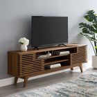 Modway Render 71" Media Console TV Stand - Walnut-Media Console For TVs up to 78"