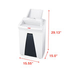 HSM Securio AF150 L4 Micro-cut Shredder (HSM2082)-Security Level - DIN 32757-1: 4; DIN66399:  P-5 / T-5 / E-4 / F-2