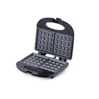 Commercial 750W Nonstick Mini Waffle Maker - Black-Cool touch housing