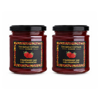 Thursday Cottage Strawberry Jam with Champagne - 210 g - 2 Pack-Handmade in small batches
