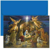 JAM Paper Christmas Cards Set - A Holy Scene - 18 Pack-Color: A Holy Scene
