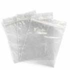 KL Rubber Resealable Polyethylene Bag with Hang Hole - 2 Mil - 4" x 5” - 1000 Pack-Approved for direct food contact — ideal for meats, produce, and dry goods