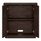 Hudson&Canal Easton 32"W Accent Cabinet - Alder Brown-Clean with a soft, dry cloth and no harsh chemicals or abrasive cleaning materials