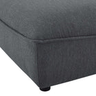 Modway Comprise Sectional Sofa Ottoman - Charcoal-Ottoman Weight Capacity: 400 lbs.