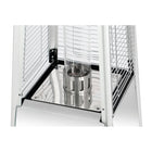 Shinerich Pyramid Style Patio Heater - Stainless Steel-Central flame delivers even heat