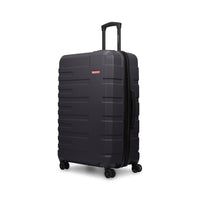 Swiss Mobility QUAD 30" ABS/PC Hardside Check-in Luggage - Black-Made of lightweight and resistant ABS/PC